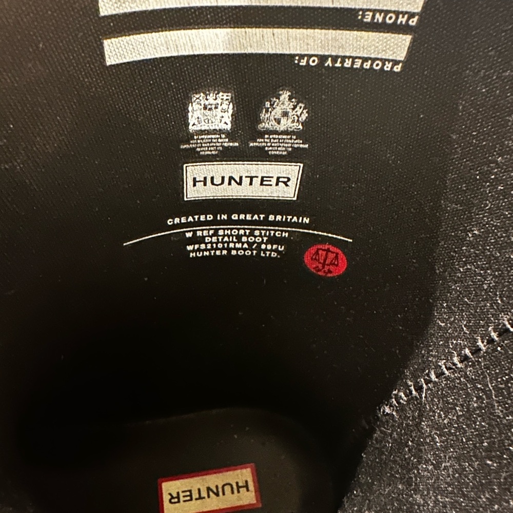 Hunter Women’s Refined Stitch Detail Short Rain Boots - Picture 6 of 10